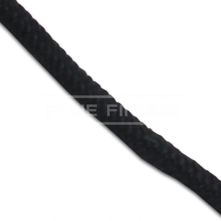 3mm Thick Fire Rope - Black 1