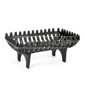 Small Heavy Duty Cast Iron Log Basket 1