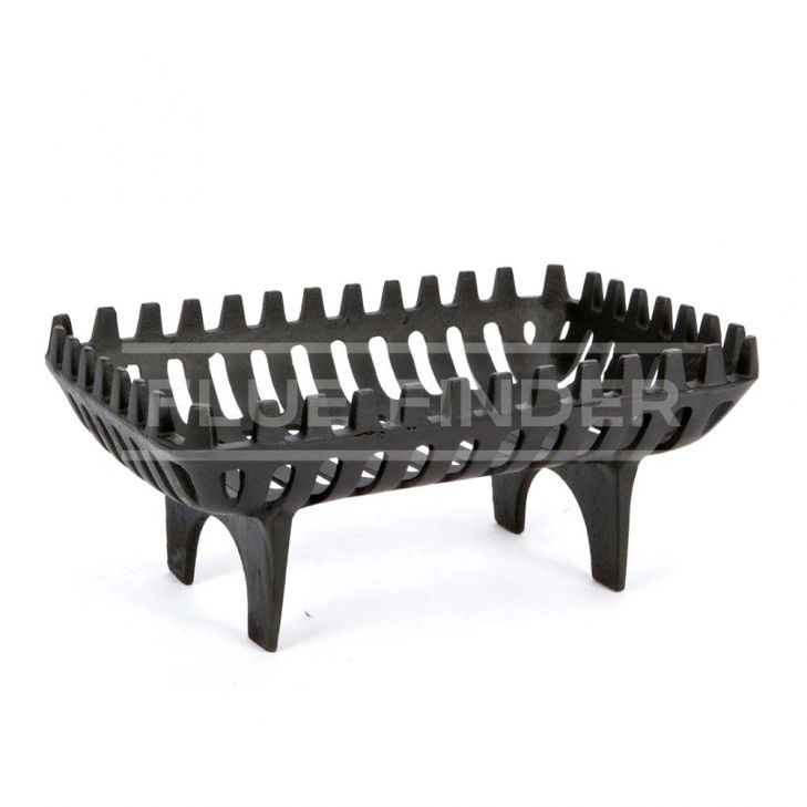 Small Heavy Duty Cast Iron Log Basket 1