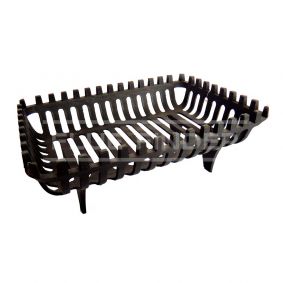 Large Heavy Duty Cast Iron Log Basket 1