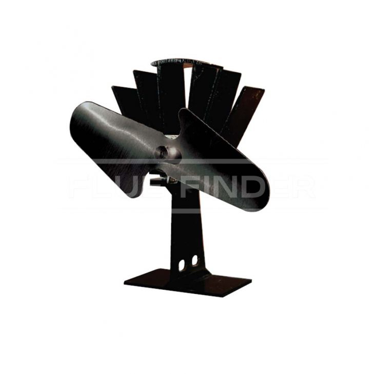 2 Blade Stove Fan Black 1