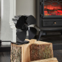 2 Blade Stove Fan Black 2