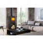 Portway P1 Contemporary 4.9kw Multifuel High Leg Black Stove 3