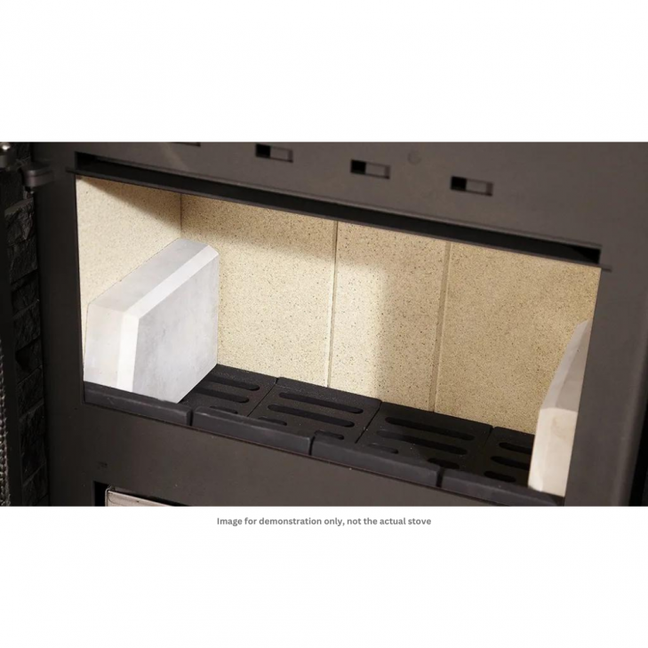 Portway P2 Contemporary 8kw Multifuel Standard Black Stove 4