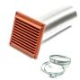 100mm Direct Ventilation Kit with 6×6 Louvre Grille 1