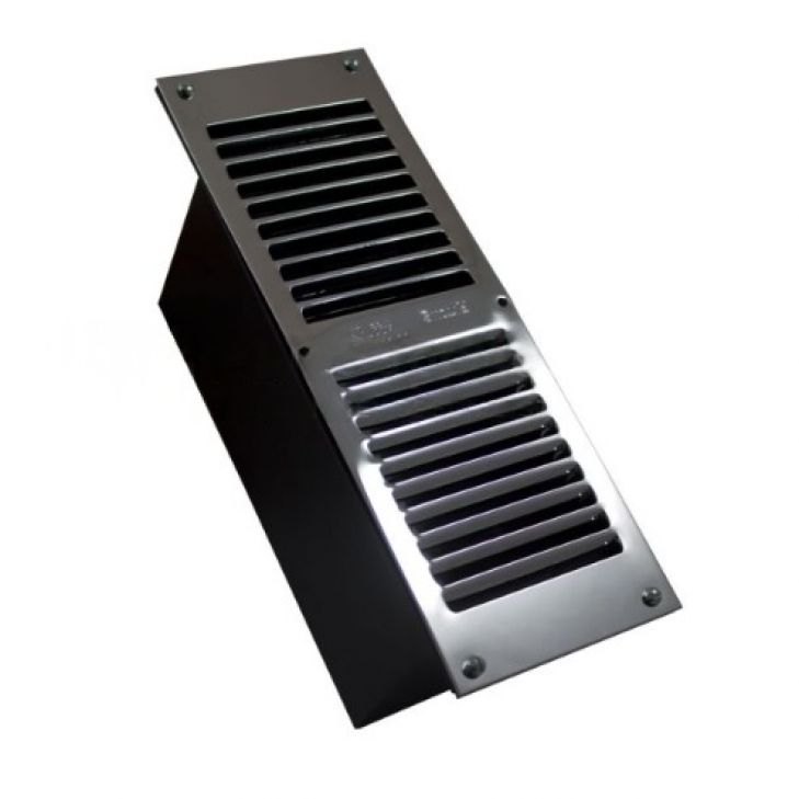 Floor Ventilator with Chrome Louvre 1