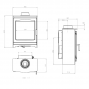 Portway Luxima Gas Stove - Black Enamel Interior 3