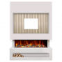 Celsi S1250 Media Wall White & Acoustic Oak 2