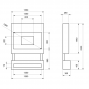 Celsi S1250 Media Wall White & Acoustic Oak 4