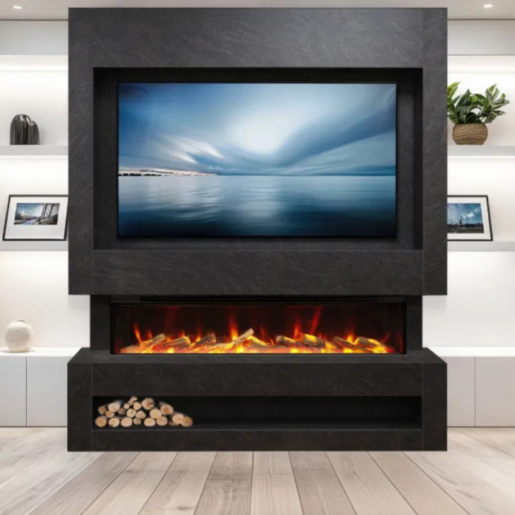 Celsi S1600 Media Wall Suite Cupria Slate 1
