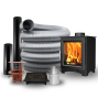 Oakleaf Birchley 5kW Stove with Multifuel Kit & 10m 5