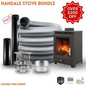 Oakleaf Handale 5kW Multifuel Stove & 10m 5