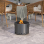 Smokeless 38cm Portable Fire Pit with Spark Screen & Poker – Low Smoke Wood Burning Stove for Garden & Camping – Dark Grey 2
