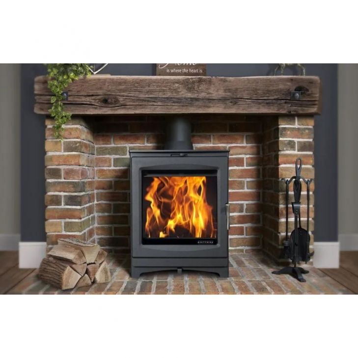 Portway Luxima 5kW Wood Stove (black only) 4