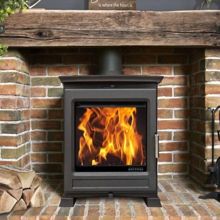 Portway Luxima Deluxe 5kW Wood Stove 2