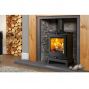 Portway Rochester 5 Wood Stove with Black Door Strip 3